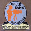 Logotype du premier mod�le dUncle Sam's projector
