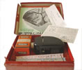 Eagle projector, Minicine Transformer, 2 Eagle films, packed in a deluxe presentation box. 