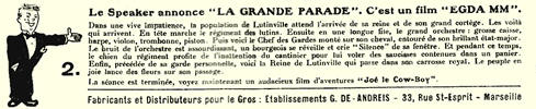 Notice de film pour Cin� Egda