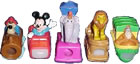 Briar Bear, Mickey Mouse, elephant from Aladin, Simba and King Loui