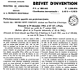 Brevet fran&ccedil;ais du Minema