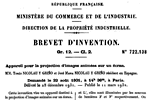 Premi�re page du brevet 722138