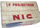 Emballage du projecteur Nic fran�ais vendu en Italie